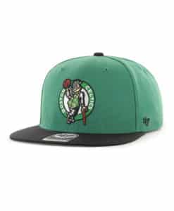 Boston Celtics 47 Brand Green Black No Shot Adjustable Snapback Hat