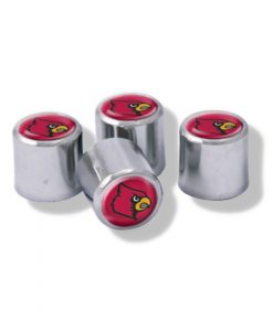 Louisville Cardinals Tire Valve Stem Caps