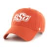 Oklahoma State Cowboys 47 Brand White Orange Clean Up Adjustable Hat