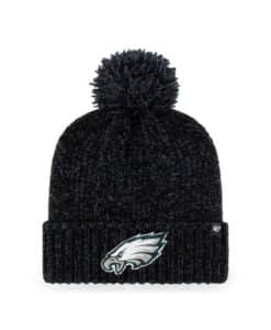 Philadelphia Eagles Women's 47 Brand Black Harlow Cuff Knit Hat