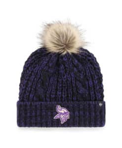 Minnesota Vikings Women's 47 Brand Purple Meeko Cuff Knit Hat