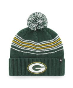 Green Bay Packers Women's 47 Brand Dark Green Addison Cuff Knit Hat