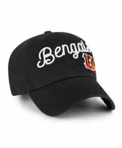 Cincinnati Bengals Women's 47 Brand Millie Black Clean Up Adjustable Hat