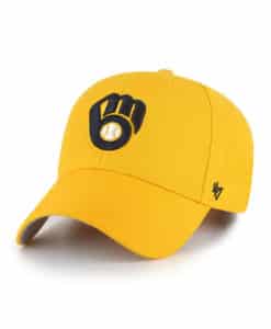 Milwaukee Brewers 47 Brand Yellow Gold MVP Adjustable Hat