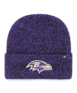 Baltimore Ravens 47 Brand Purple Brain Freeze Cuff Knit Hat
