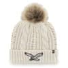 Philadelphia Eagles Women's 47 Brand Classic White Meeko Cuff Knit Hat