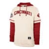 Cincinnati Reds Men's 47 Brand Cooperstown Cream Shortstop Pullover Hoodie
