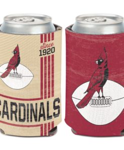 Arizona Cardinals 12 oz Red Vintage Can Cooler Holder