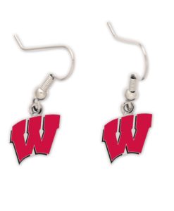 Wisconsin Badgers W Earrings