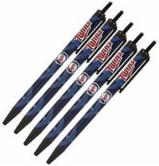 Minnesota Twins Click Pens - 5 Pack