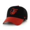 Baltimore Orioles YOUTH 47 Brand Black Orange MVP Adjustable Hat
