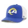 Los Angeles Rams 47 Brand Blue Montego Trucker Mesh Snapback Hat