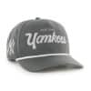 New York Yankees 47 Brand Crosstown Charcoal Snapback Hat