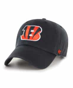 Cincinnati Bengals YOUTH 47 Brand Black Clean Up Adjustable Hat