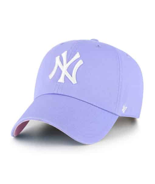 New York Yankees 47 Brand Lavender Ballpark Clean Up Adjustable Hat