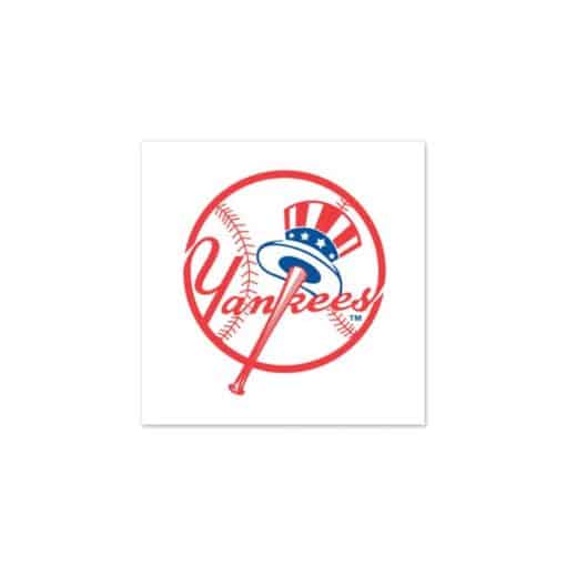 New York Yankees 4 Pack Cooperstown Tattoos