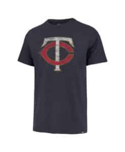 Minnesota Twins Men's 47 Brand Atlas Blue Franklin T-Shirt Tee