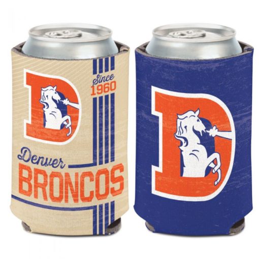 Denver Broncos 12 oz Classic Logo Vintage Can Cooler Holder