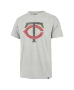 Minnesota Twins Men's 47 Brand Gray Franklin T-Shirt Tee