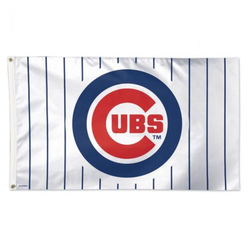 Chicago Cubs Pinstripe 3'x5' Deluxe Flag