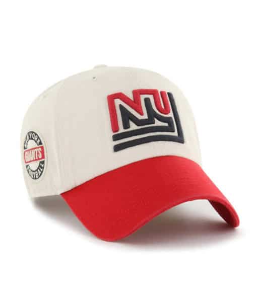New York Giants 47 Brand Legacy Bone Clean Up Adjustable Hat