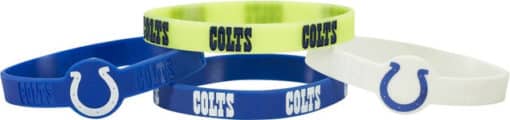 Indianaplois Colts Bracelets 4 Pack Silicone
