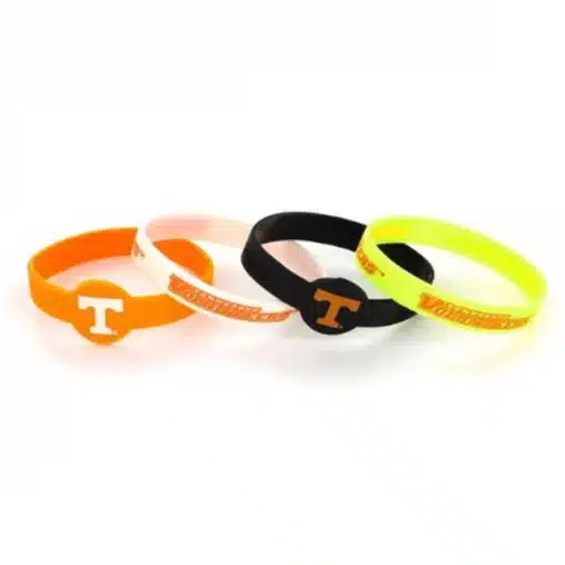 Tennessee Volunteers Bracelets 4 Pack Silicone