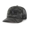 Chicago White Sox 47 Brand Charcoal Camo Trucker Black Mesh Snapback Hat