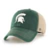Michigan State Spartans 47 Brand Trawler Dark Green Clean Up Mesh Snapback Hat