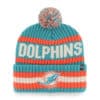 Miami Dolphins 47 Brand Neptune Bering Cuff Knit Hat