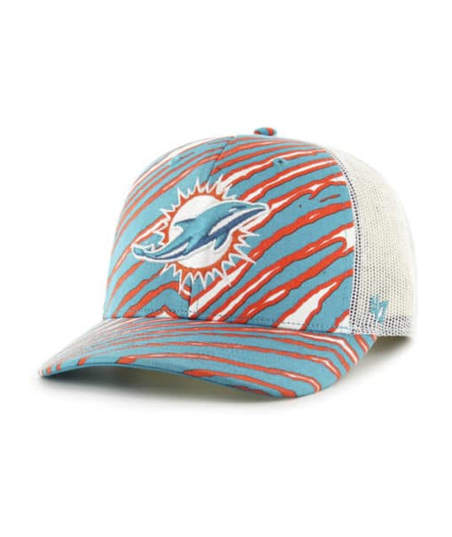 Miami Dolphins 47 Brand Zubaz Neptune Trucker Mesh Adjustable Hat