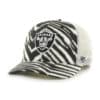 Las Vegas Raiders 47 Brand Zubaz Black Trucker Mesh Adjustable Hat
