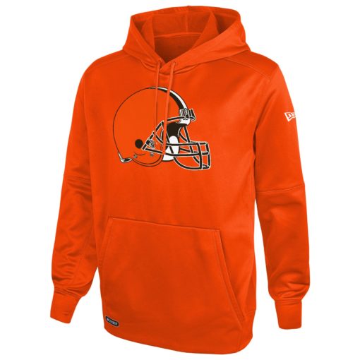 Cleveland Browns Men's New Era Orange Stadium Logo Pullover Hoodie