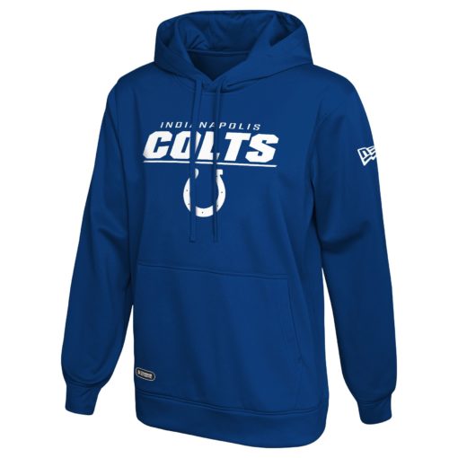 Indianapolis Colts Men's New Era Royal Blue Stated Pullover Hoodie