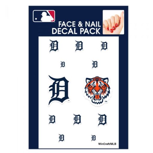 Detroit Tigers Nail Cals Fingernail Tattoos